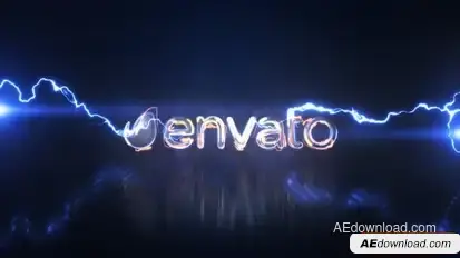 Electric Metal Logo Reveal Logo Stings template preview