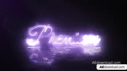 Electric Neon Logo Animation Openers template preview
