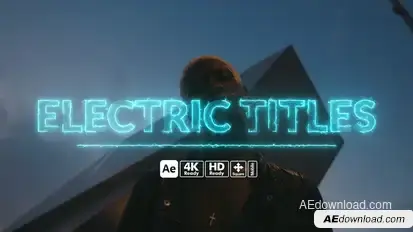Electric Titles Titles template preview