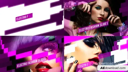 Electro Fashion Slides - Image / Video Video Displays template preview