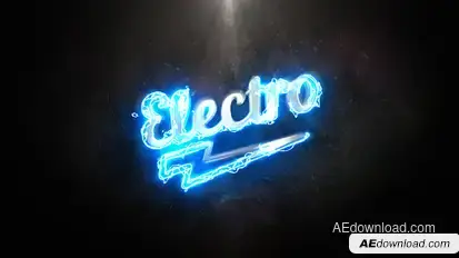 Electro Light Logo Logo Stings template preview