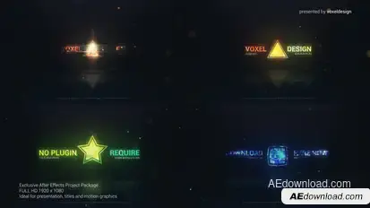 ELECTRO Logo Reveal Logo Stings template preview