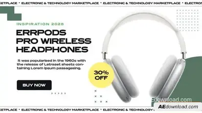 Electronic and Technology Promo Openers template preview