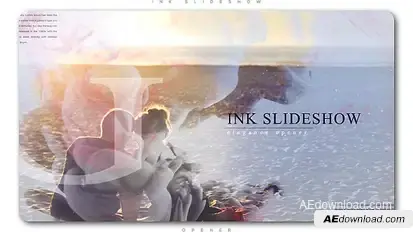 Elegance Ink Slideshow Openers template preview