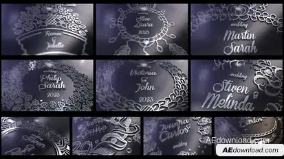 Elegant 3D Titles for After Effects Titles template preview
