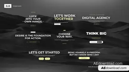 Elegant Business Titles Titles template preview