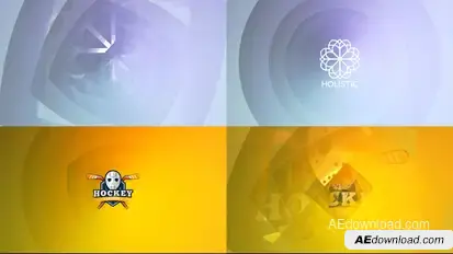 Elegant Clean or Glitch Logo Intro Logo Stings template preview