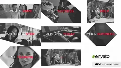 Elegant Corporate Intro Openers template preview