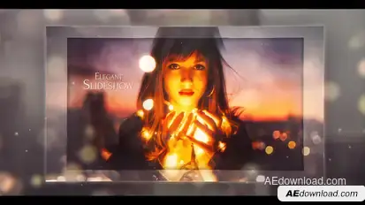 Elegant Cube Slideshow Video Displays template preview