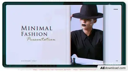 Elegant Fashion Presentation broadcast-packages template preview