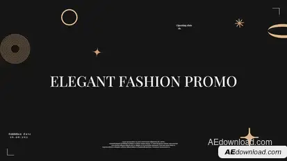 Elegant Fashion Promo broadcast-packages template preview