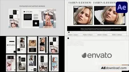 Elegant Fashion Slideshow for After Effects Openers template preview