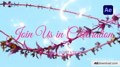 Elegant Floral Wedding Invite Openers template preview