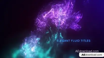 Elegant Fluid Titles Titles template preview