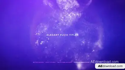 Elegant Fluid Titles Titles template preview