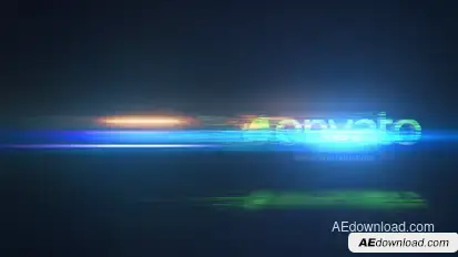 Elegant Glitch Logo Reveal Logo Stings template preview