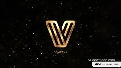 Elegant Gold Logo Logo Stings template preview