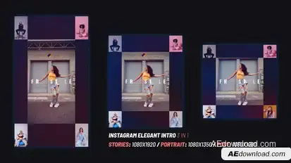 Elegant Instagram Intro Openers template preview