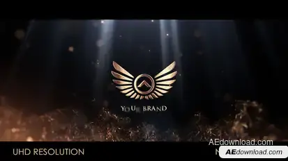 Elegant Logo Intro Logo Stings template preview