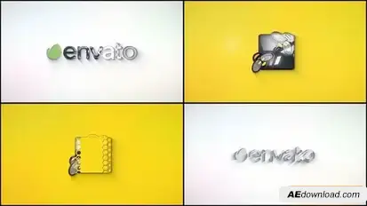 Elegant logo Reveal Logo Stings template preview