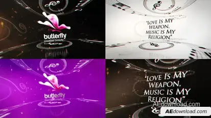 Elegant Music Unveil Logo Stings template preview
