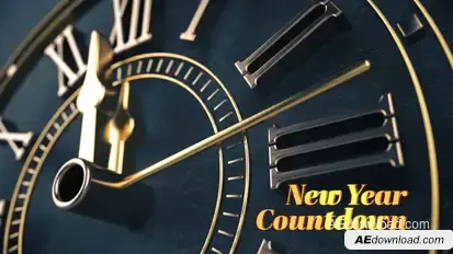 Elegant New Year Countdown Openers template preview