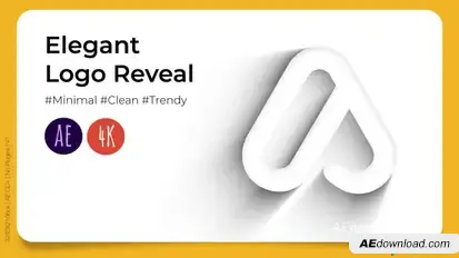 Elegant Outline Logo Reveal Logo Stings template preview
