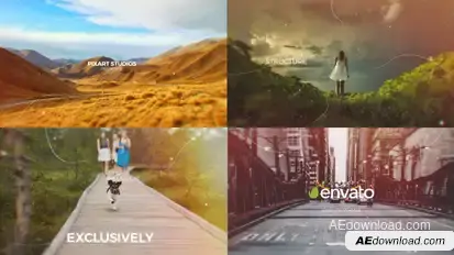 Elegant Parallax Slideshow Video Displays template preview