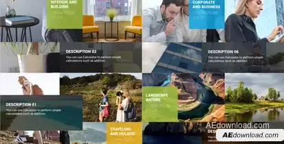 Elegant Presentation And Promotion Video Displays template preview