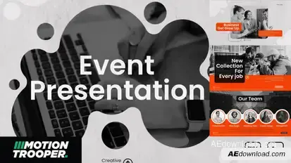 Elegant Presentation Slideshow Openers template preview