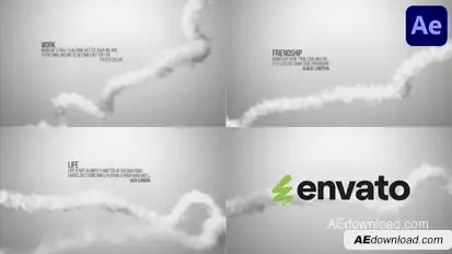 Elegant Quotes for After Effects Titles template preview