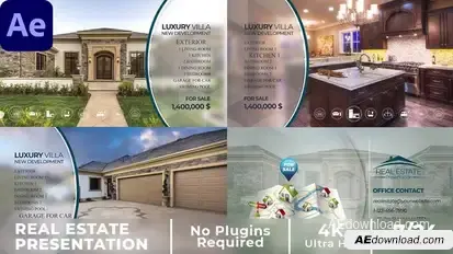 Elegant Real Estate Presentation Product Promo template preview