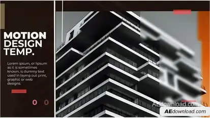 Elegant Real Estate Slideshow Video Displays template preview