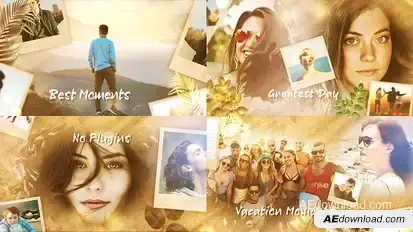 Elegant Sketch Slideshow Video Displays template preview
