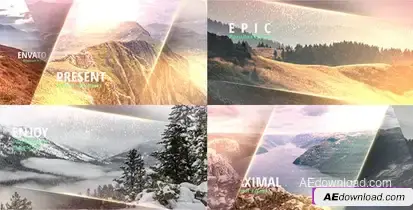 Videohive Elegant Stripes Opener – After Effects Templates Video Displays template preview