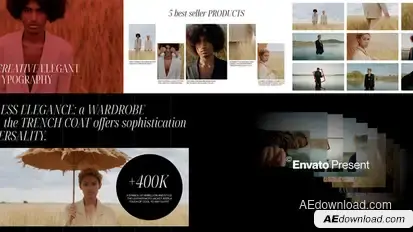 Elegant Typography After Effect Elements template preview