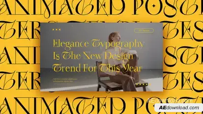 Elegant Typography Titles Titles template preview