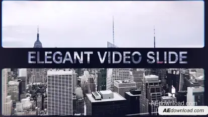 Elegant Video Slide Video Displays template preview