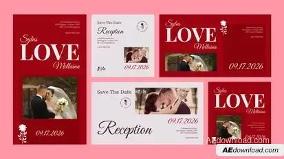 Elegant Wedding Invitation Openers template preview