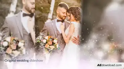 Elegant Wedding Slideshow Openers template preview