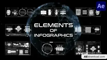 Elements Of Infographics for After Effects Elements template preview