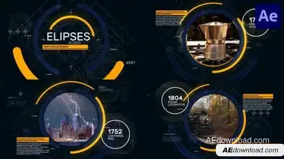 Elipses Slides | After Effects Openers template preview