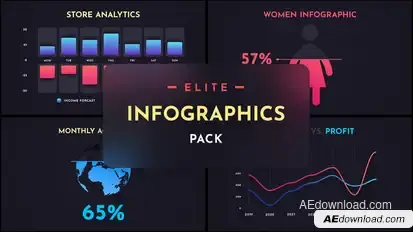 Elite Infographics Pack Infographics template preview