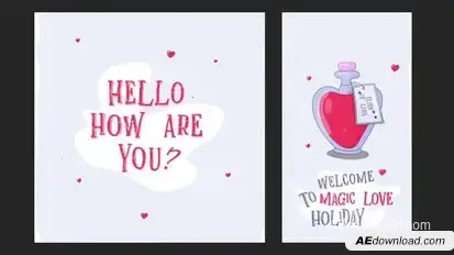 Elixir of love Titles template preview