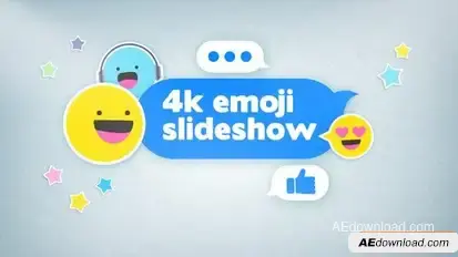Emoji Kids And Teens Intro Opener 4K Openers template preview