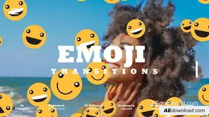 Emoji Transitions Elements template preview