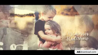 Emotional Memories Slideshow Video Displays template preview