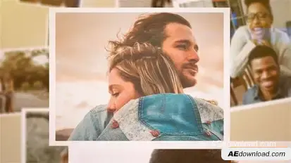 Emotional Photo Slideshow Openers template preview