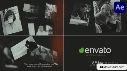 Emotional Photography Slideshow for After Effects Video Displays template preview