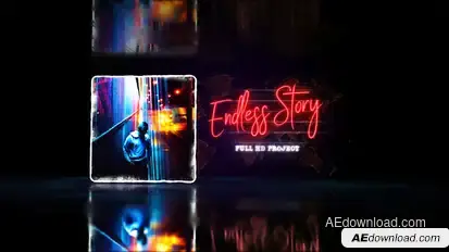 Endless Story Stylish Slideshow / Youtube Travel Blog/ Digital Slide/ Bright Presentation/ Art Promo Titles template preview
